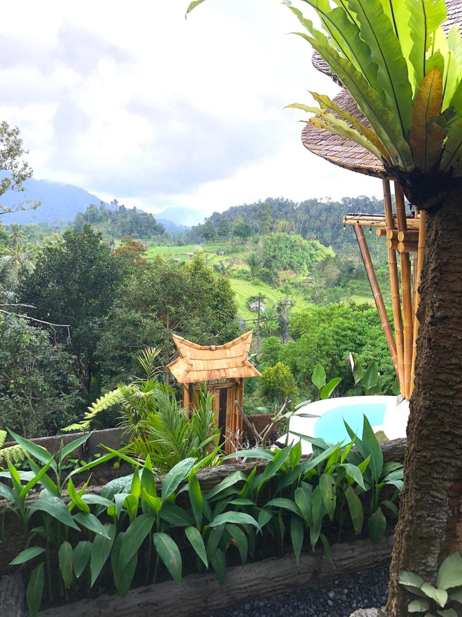 Villa Danaswari Bali Bamboo House Selat Exterior foto